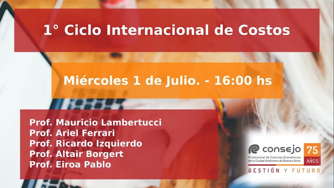 Ref. 3101H. Ciclo Internacional de Conversaciones de Costos. 1º Encuentro